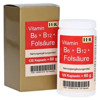 FBK-Pharma GmbH Vitamin B6 + B12 + Folsäure Kapseln