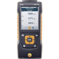 TESTO 440 dP Druck-Messgerät Luftdruck, Beleuchtungsstärke, CO2, Temperatur, Windgeschwindigkeit