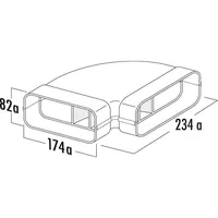 Naber MF-RBH Rohrbogen horizontal 90°