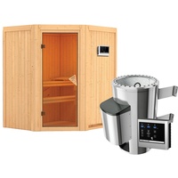 Karibu Sauna Tonja - 68 mm Systemsauna - 230
