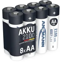 Ansmann Akku AA 2100mAh Mignon NiMH - 1000x wiederaufladbar