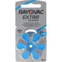 Rayovac Hörgerätebatterie H675MF Nr. 675 PR44 Extra Advanced, 630mAh