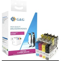 G&G XL-Druckerpatronen ersetzen Brother LC-223VALBPDR