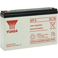 YUASA NP7-6 Akku Blei PB 6 Volt 7Ah Faston
