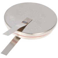 AccuCell Lithium Batterie CR2450 mit Lötfahnen in U-Form