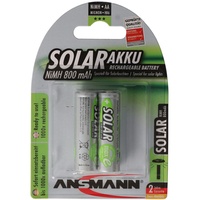 Ansmann Solar Mignon / AA Green 2er Pack perfekt