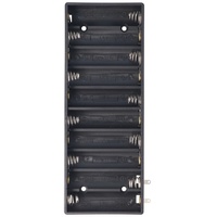AccuCell Batteriehalter für 10 Mignon AA LR6 Nebeneinander Batterie,