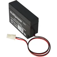 Fiamm FG20086 Blei Akku mit Kabel und AMP Stecker