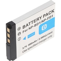 AccuCell Akkutyp passend für Sony NP-BD1 Akku, NP-FD1, DSC-T2,