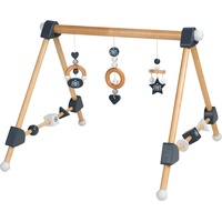 Roba Spieltrapez, Aktivcenter mit höhenverstellbaren Spiel- & Greiftrainer, Holz,