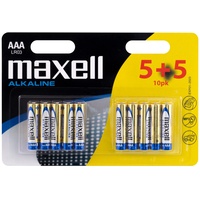 Maxell AAA Einwegbatterie, Alkali, 1,5 V, 10 Stück(e), 10