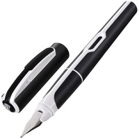 Pelikan Style weiß/schwarz, rechte Hand/linke Hand, mittel, Faltschachtel 903054