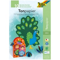 Folia Tonpapierblock A3 130 g/m2 10 Farben 10 Blatt