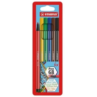 Stabilo Pen 68 Kunststoffetui 6 St.