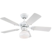 Westinghouse Princess Radiance II 90 cm Deckenventilator weiß/buche mit