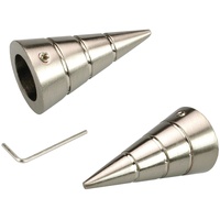 LIEDECO Endstück Kegel für Gardinenstangen Ø 16 mm