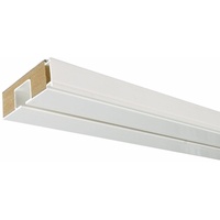 LIEDECO Gr. 3, weiß, L:180cm, Holzwerkstoff, Kunststoff, Gardinenstangen,