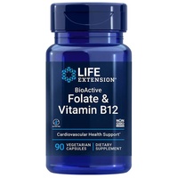 Life Extension BioActive Folate & Vitamin B12 Kapseln 90