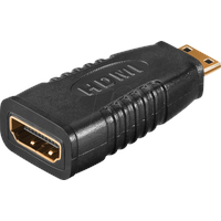 Goobay HDMI-Adapter HDMI A-Buchse - HDMI C(Mini) Stecker