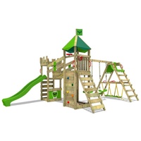 FATMOOSE Spielturm RiverRun Royal XXL mit SurfSwing und Rutsche