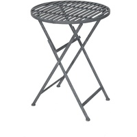 Hti-Living Valentine Gartentisch Ø 60 x 70 cm grau