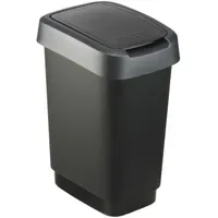 Rotho Twist 10 l dark silver