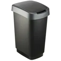 Rotho Twist 25 l schwarz/silber