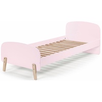 Vipack Kinderbett Kiddy inkl. Rollrost, MDF-Oberfläche rosa