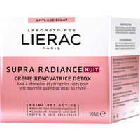 Lierac Supra Radiance Nuit Crème Rénovatrice Détox 50 ml