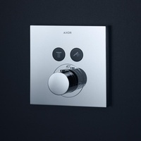Hansgrohe Fertigset ShowerSelect Square Thermostat Unterputz für 2 Verbraucher,