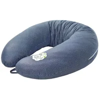 Sei Design Stillkissen Faserbällchen 170 cm Pünktchen jeansblau-Pinguin