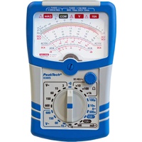 Peaktech Multimeter analog – Messgerät mit Voltmeter, Amperemeter, Durchgangsprüfer,