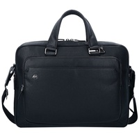 Piquadro Black Square Computer Briefcase Black
