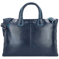 Piquadro Blue Square Aktentasche Leder 42 cm Laptopfach blau