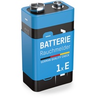 Ansmann Lithium Batterie für Rauchmelder 9V E-Block 10-Jahre Longlife