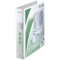 Leitz Präsentationsringbuch A4 4 Ringe weiß,