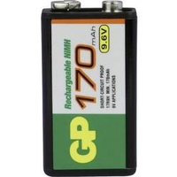 GP GPIND17R9HC1 9 V Block-Akku NiMH 170 mAh 9.6