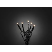 Konstsmide Micro LED Lichterkette, 50 warm weiße Dioden, 24V
