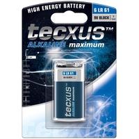 Tecxus Batterie Alkaline mit langer Lebensdauer