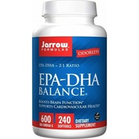 Jarrow Formulas EPA-DHA Balance Omega-3 600 mg Softgels 240