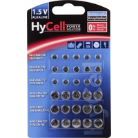 HyCell Power Solution Alkaline Knopfzellen-Set, 30er-Pack (5015473)