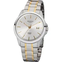REGENT Uhr - Herrenuhr bicolor mit Datum - F1013