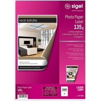 Sigel Fotopapier LP343 DIN A3 hochglänzend 135 g/qm 200