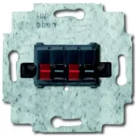 Busch-Jaeger Lautsprecher-Anschlussdose 2fach, schwarz 0248/05-101