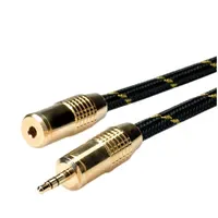 Roline Audioverlängerungskabel 3,5mm-Klinken-Stecker / 3,5mm-Klinken-Buchse 10,0m (11.09.4759)
