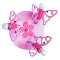 Elobra Rondell Falter rosa 3-flammig (122839)