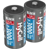 HyCell Power Solution Mono D HR20 NiMH 3000mAh, 2er-Pack