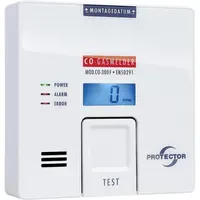 PROTECTOR CO-300F Kohlenmonoxid-Melder batteriebetrieben detektiert Kohlenmonoxid