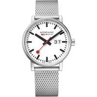 Mondaine MSE.40210.SM Herrenuhr mit Mesh-Armband Evo2