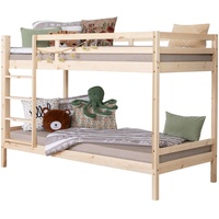 TICAA Etagenbett Rene 90 x 200 cm natur